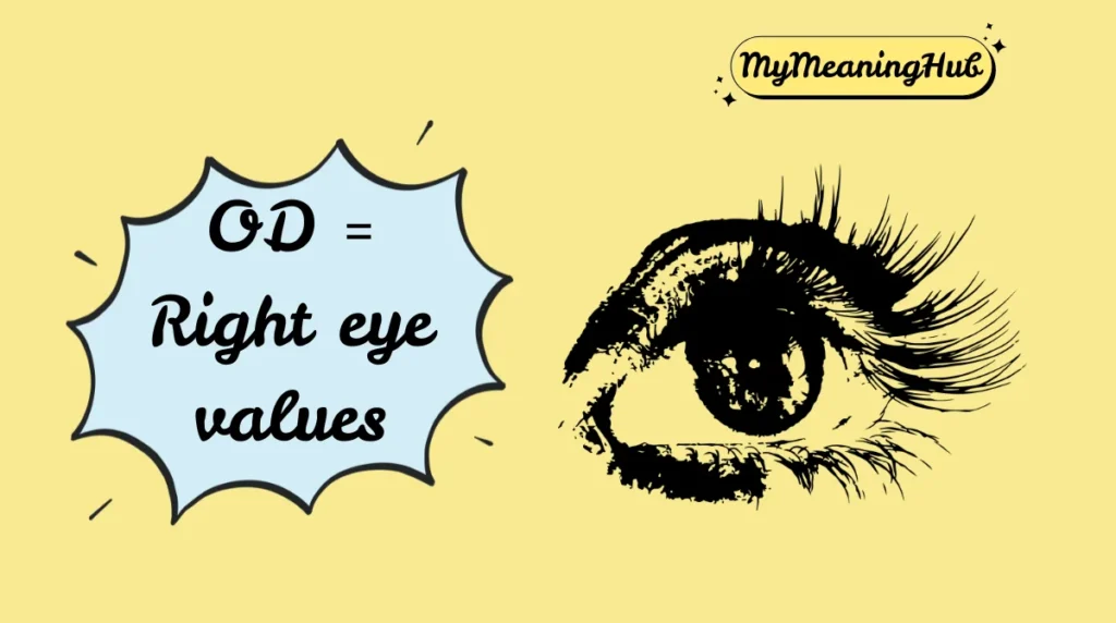 od meaning eye
