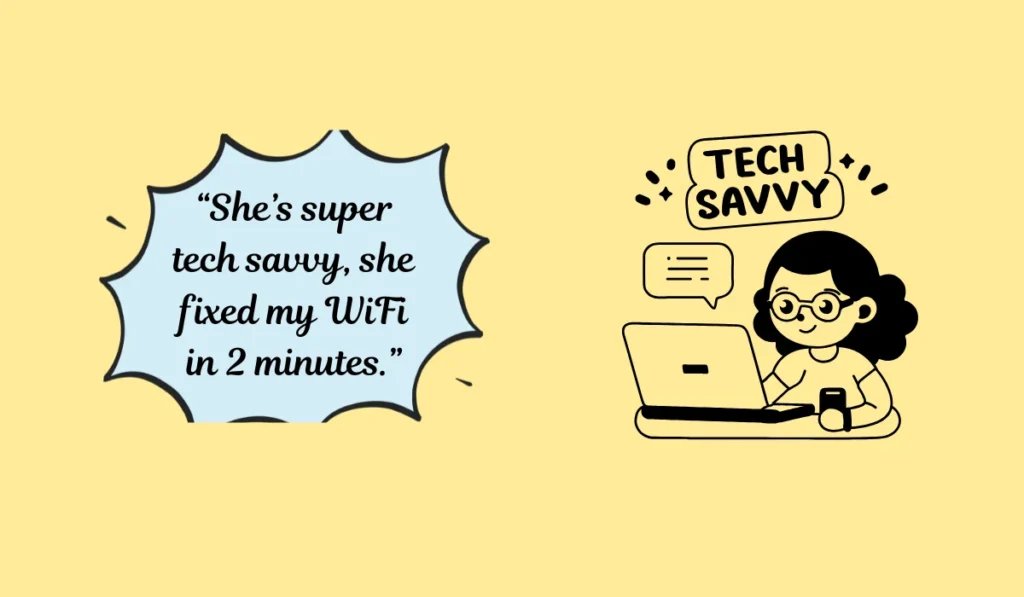 tech savvy meaning